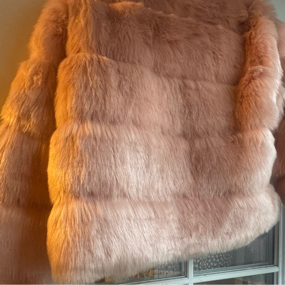 Pink Faux Fur Jacket - Picture 6 of 9